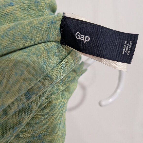 Gap Space Dye Infinity Scarf Green Blue One Size - Picture 2 of 2